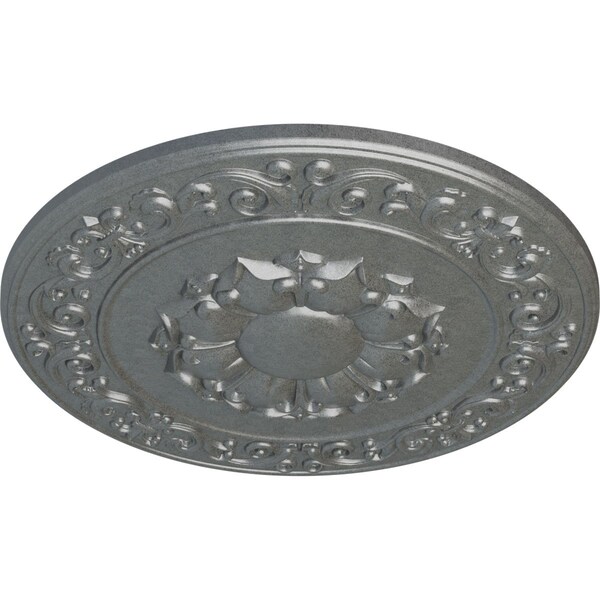 Sydney Ceiling Medallion (Fits Canopies Up To 5 3/4), Hand-Painted Platinum, 27 3/4OD X 2P